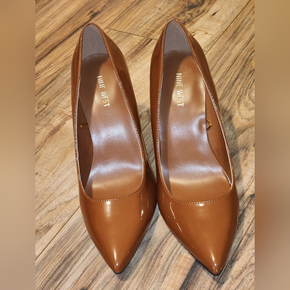 Nine West patten brown pump